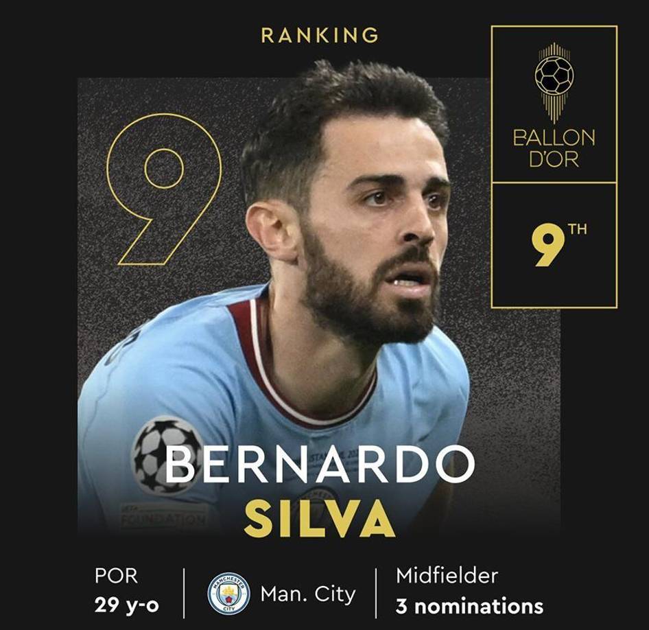 9. Bernardo Silva (Manchester City)