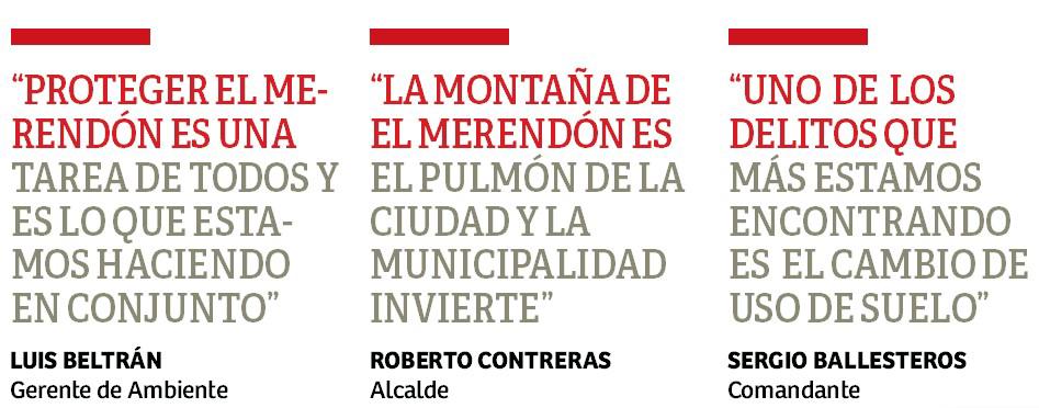 Intervienen montaña de El Merendón