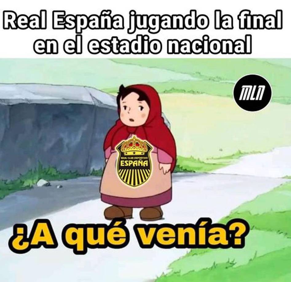 Los memes destrozan al Real España tras perder ante Olimpia en la ida de la final