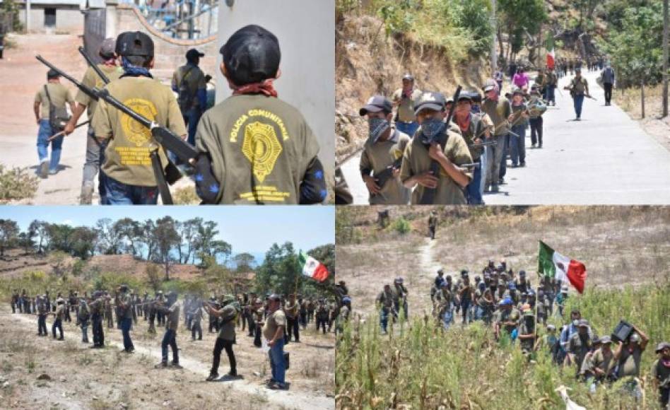 Un grupo de más de 30 niños de entre 6 y 11 años, se integraron el sábado a la policía comunitaria en el municipio José Joaquín de Herrera, en la Montaña Baja del sureño estado mexicano de Guerrero.