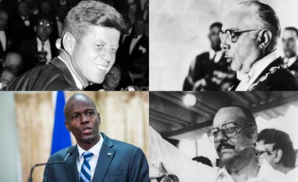 El asesinado presidente de Haití, Jovenel Moise, se une desde hoy a la trágica lista de magnicidios cometidos en América, entre los que destacan el del presidente de EEUU, John F. Kennedy o el del dictador dominicano Rafael Leónidas Trujillo.