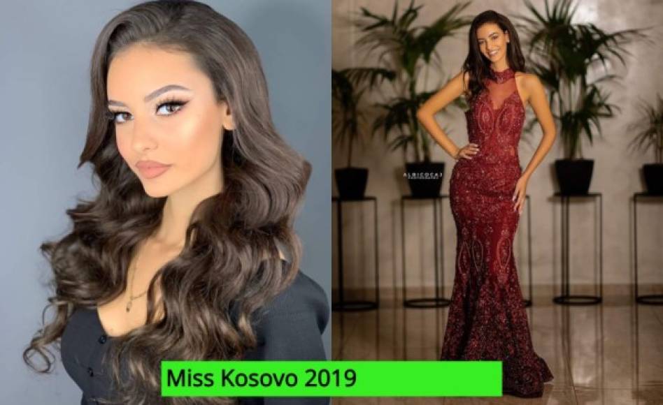 Fatbardha Hoxha (21 años) - Miss Kosovo Universo 2019