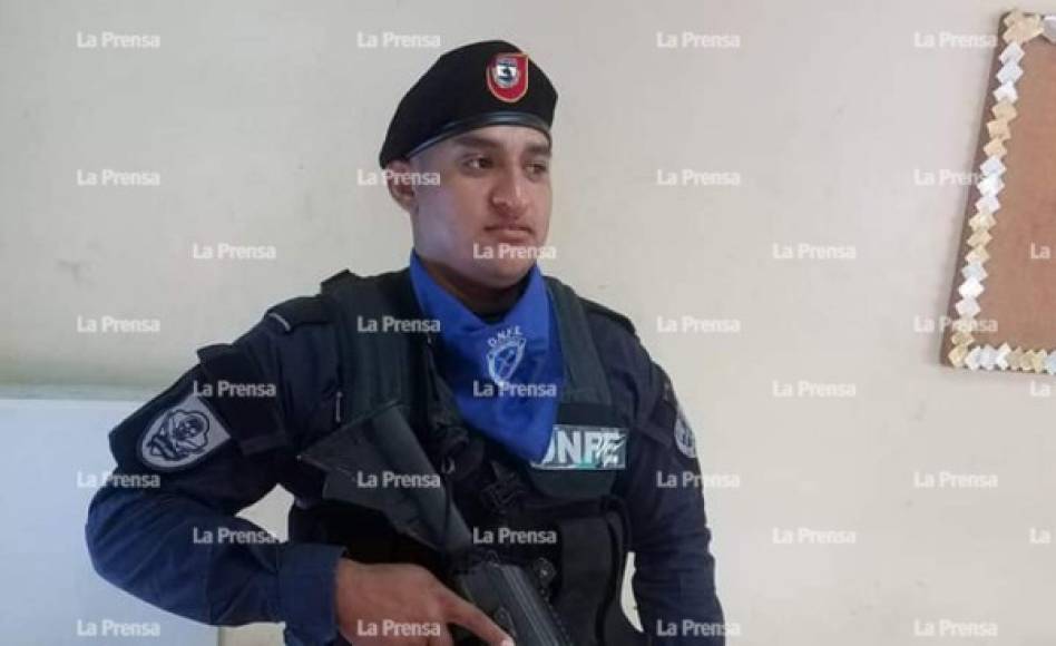 El policía Tigre Hersy Martínez Rodríguez.