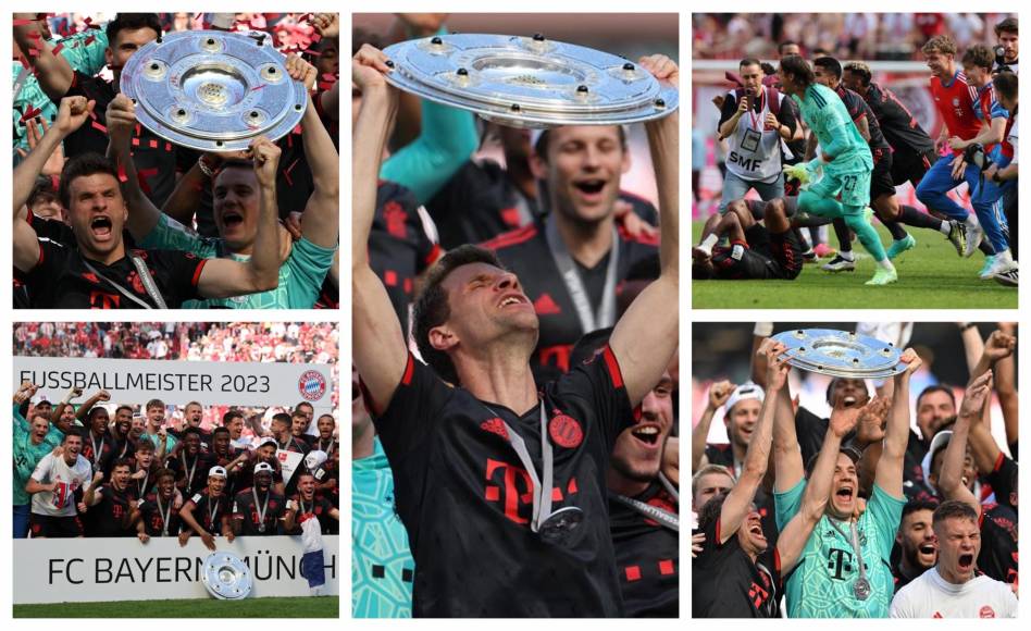 El Bayern Múnich logró in extremis su undécimo título consecutivo de campeón de la Bundesliga, este sábado en la última jornada, gracias a su victoria 2-1 en la cancha del Colonia y al empate 2-2 del Borussia Dortmund en su estadio ante el Maguncia.