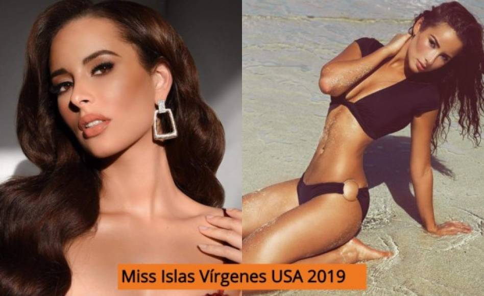 Andrea Piecuch (28 años) - Miss Islas Vírgenes de EEUU Universo 2019