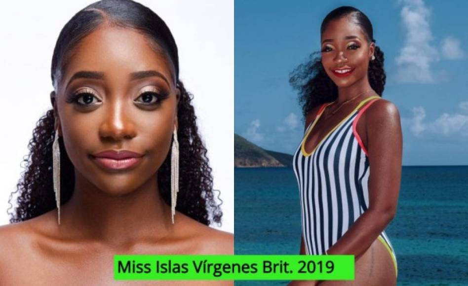 Bria Smith (26 años) - Miss Islas Vírgenes Británicas Universo 2019