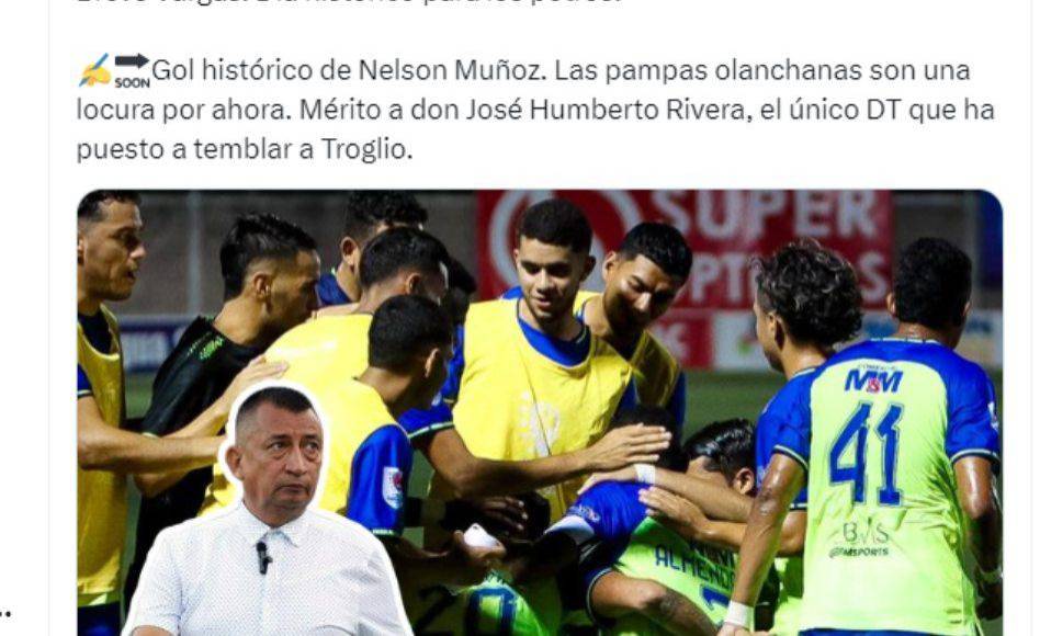 ”Enterrado el invicto del Olimpia”, mencionó Gustavo Roca.