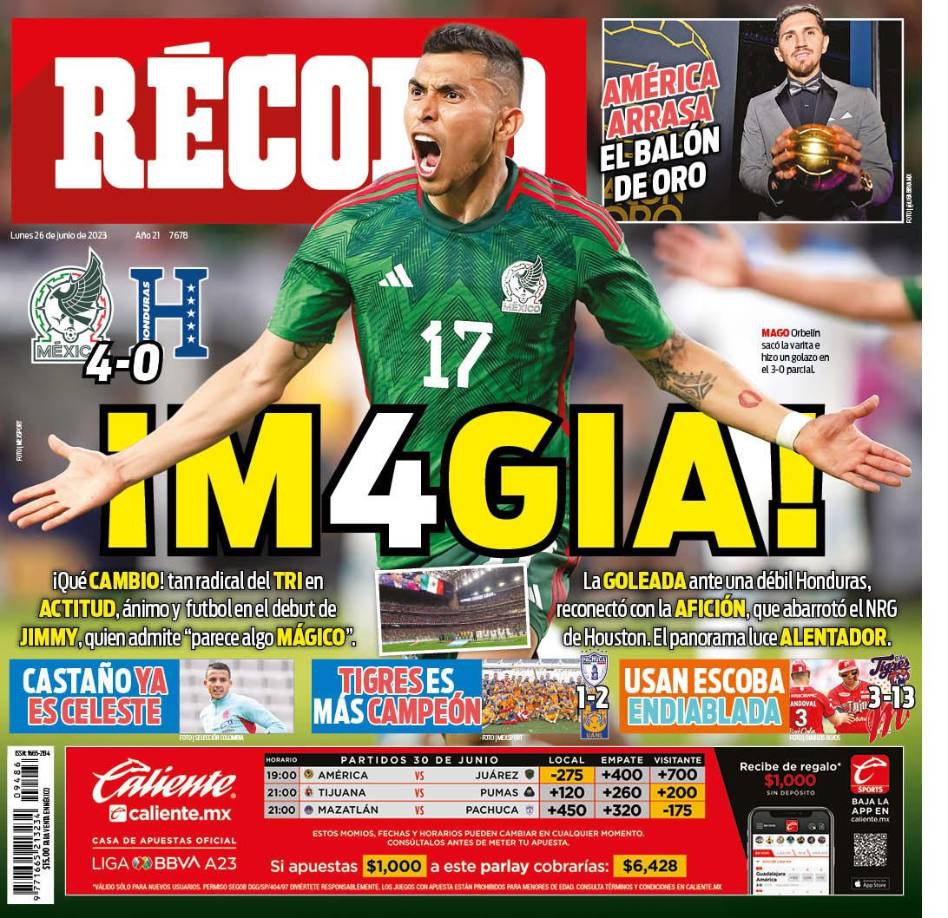 Lo que dicen a nivel mundial sobre Honduras y su debut en la Copa Oro