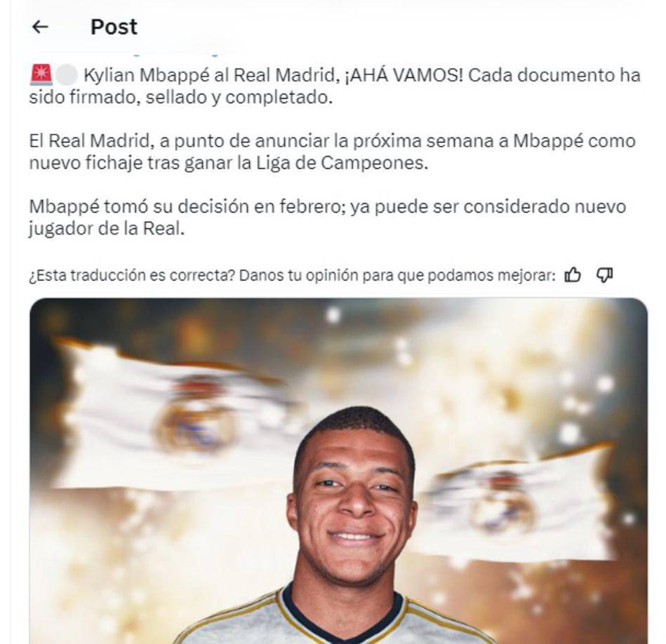 Según el famoso periodista Fabrizio Romano, Kylian Mbappé ya firmó todos los documentos necesarios para ser jugador del Real Madrid a partir de la temporada 2024/25.