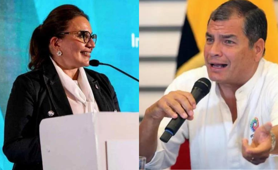 Xiomara Castro se reunirá con ex presidente de Ecuador Rafael Correa