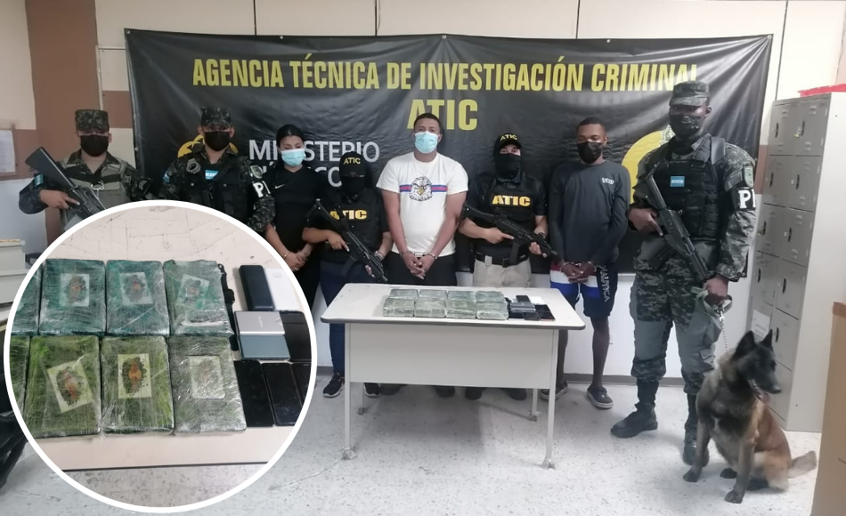 Capturan a tres personas acusadas de tráfico de drogas en Omoa