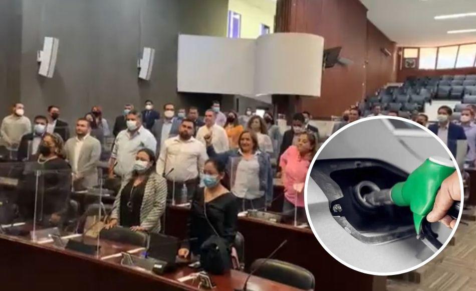 Partido Nacional pide eliminar todo impuesto a combustibles en Honduras