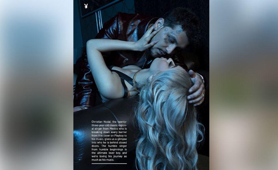 Christian Nodal impacta como portada de Playboy