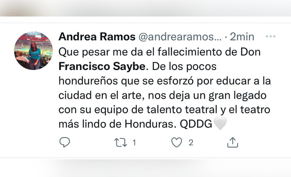 Los hondureños lo admiraban por ser una persona llena de humildad y siempre responder de la manera más alegre y divertida posible.