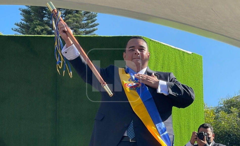 Jorge Aldana toma posesión como alcalde de Tegucigalpa
