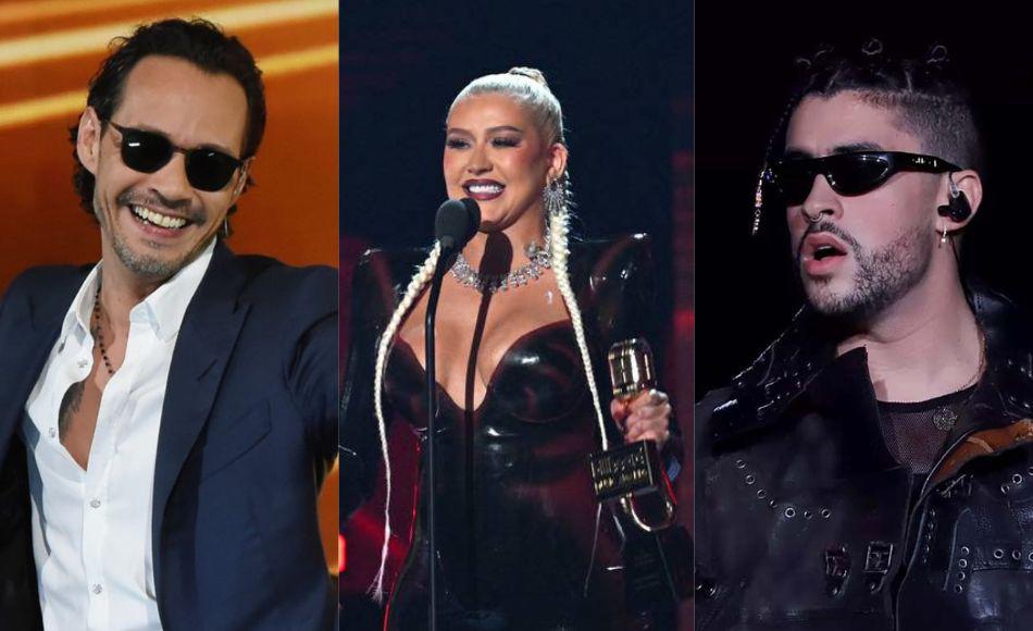 Álbum del año “Aguilera”, Christina Aguilera “Pa’lla voy”, Marc Anthony “Un verano sin ti”, Bad Bunny “Deja”, Bomba Estéreo “Tinta y tiempo”, Jorge Drexler “Ya no somos los mismos”, Elsa y Elmar “Viajante”, Fonseca “Motomami”, Rosalía “Sanz”, Alejandro Sanz “Dharma”, Sebastián Yatra. 