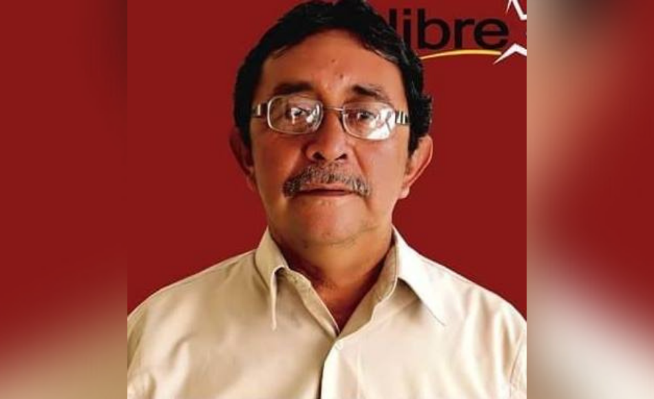 El dirigente magisterial, Geovany Martinez, logró su reelección como diputado por el partido Libre.