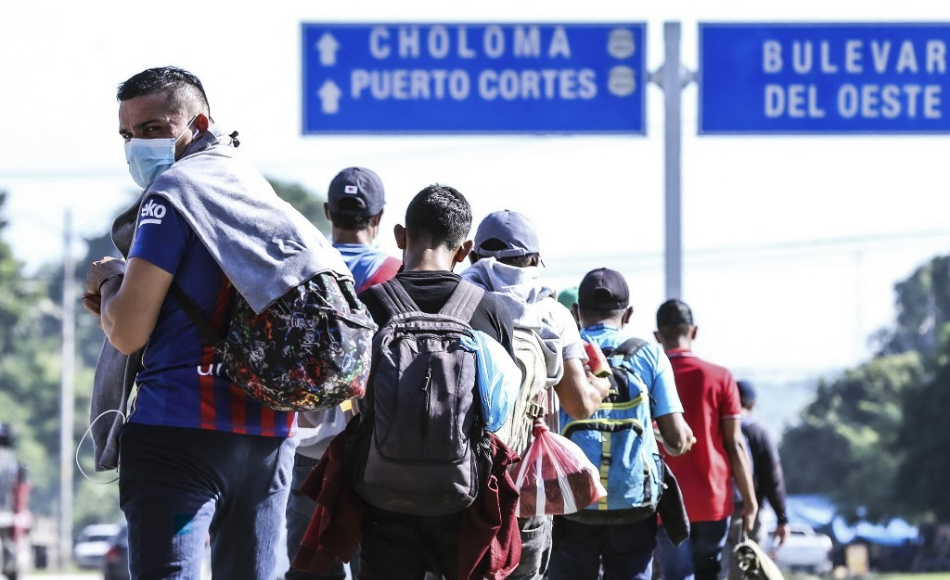 Hondureños anuncian nueva caravana de migrantes hacia Estados Unidos