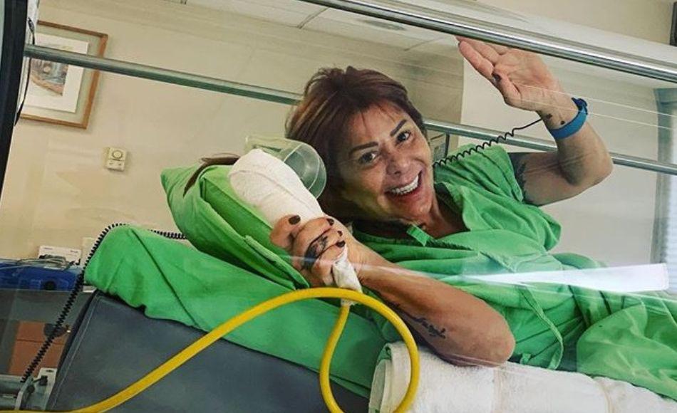 Alejandra Guzmán es dada de alta pero está “afectada” por su caída
