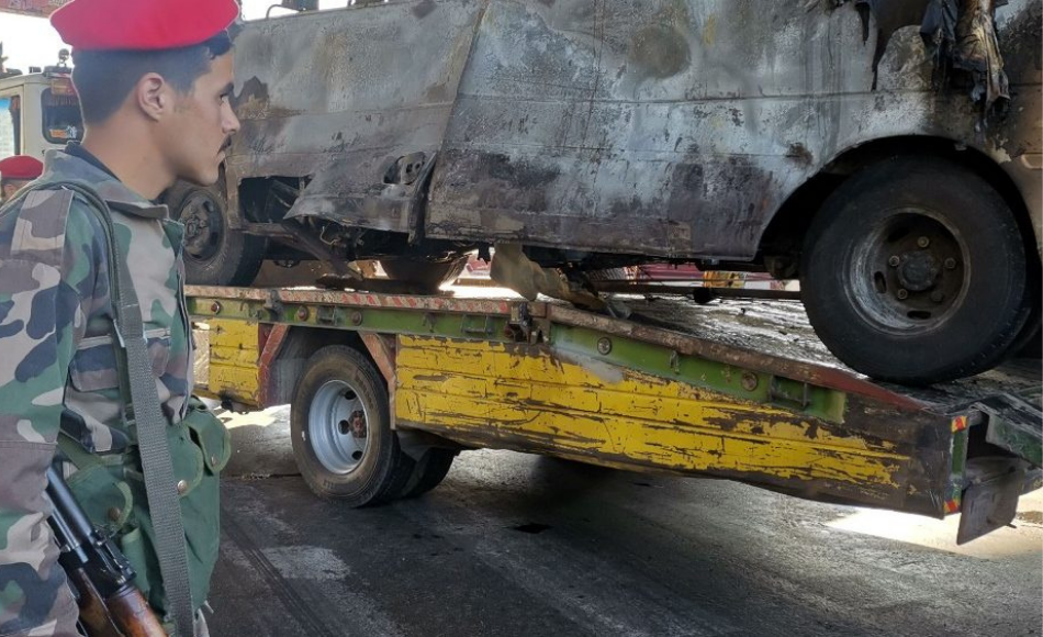 Al menos 13 soldados muertos en ataque contra autobús en el centro de Siria