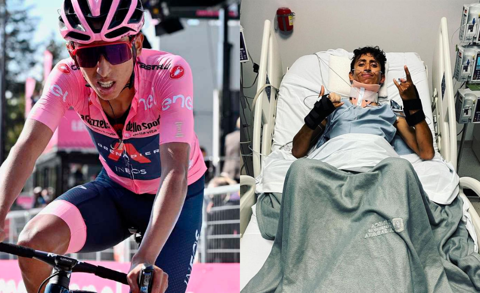 Ciclista con casi 20 huesos rotos: “Está siendo la carrera más dura”