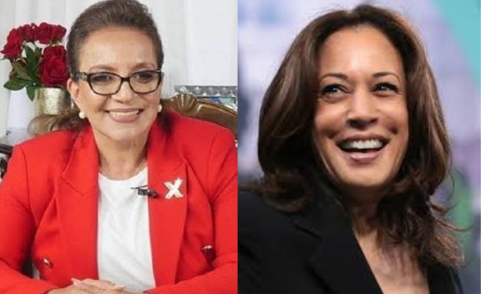 Xiomara Castro y Kamala Harris hablan sobre migración en Honduras