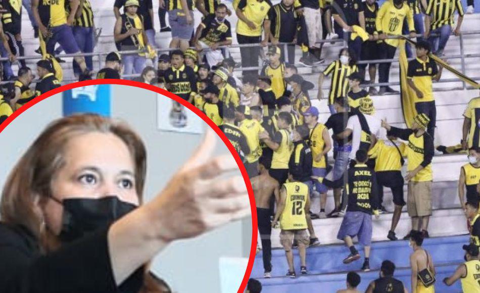 “Los equipos de fútbol no invierten ni un pinche cinco en la seguridad”: viceministra Julissa Villanueva