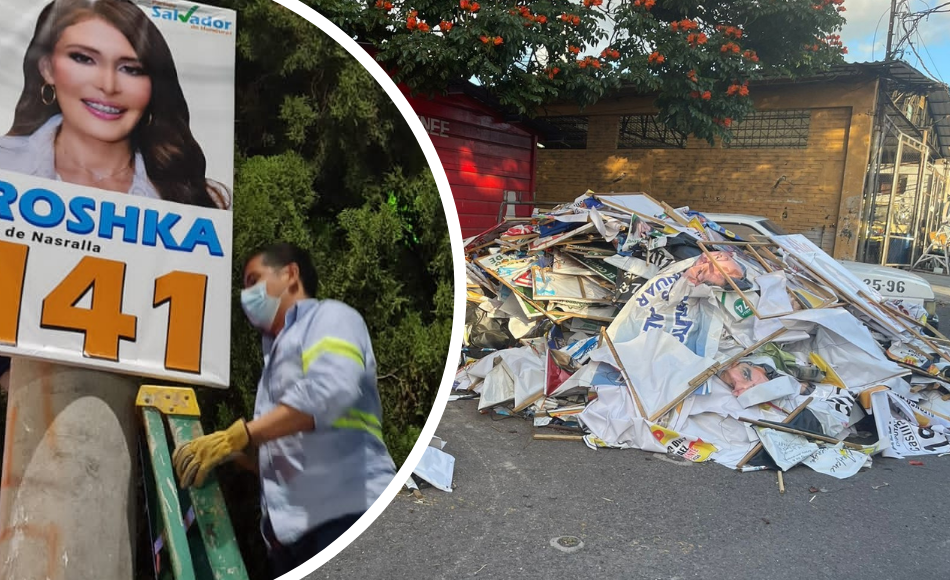 Más de 14 mil vallas publicitarias fueron retiradas por la Enee