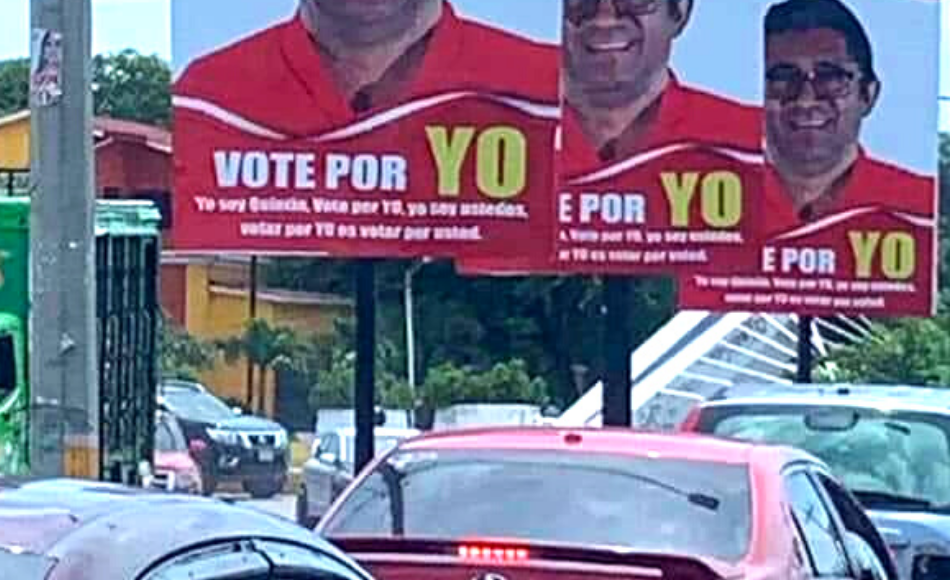 “Vote por yo”: La curiosa campaña de un candidato hondureño para atraer votantes