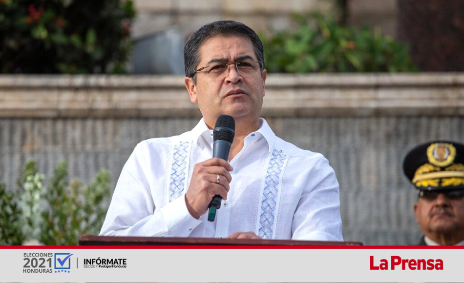 Juan Orlando Hernández pide civismo y votar masivamente el 28 de noviembre