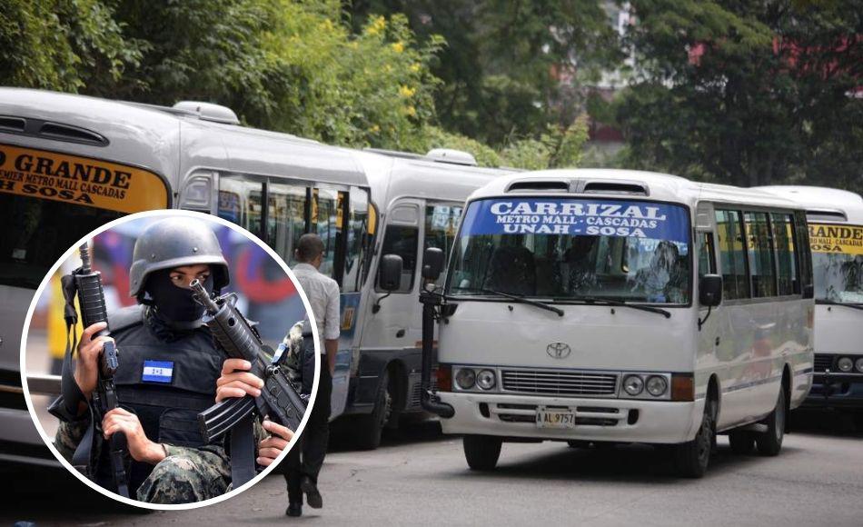 Presentan moción para que fuerzas de Seguridad resguarden unidades de transporte público