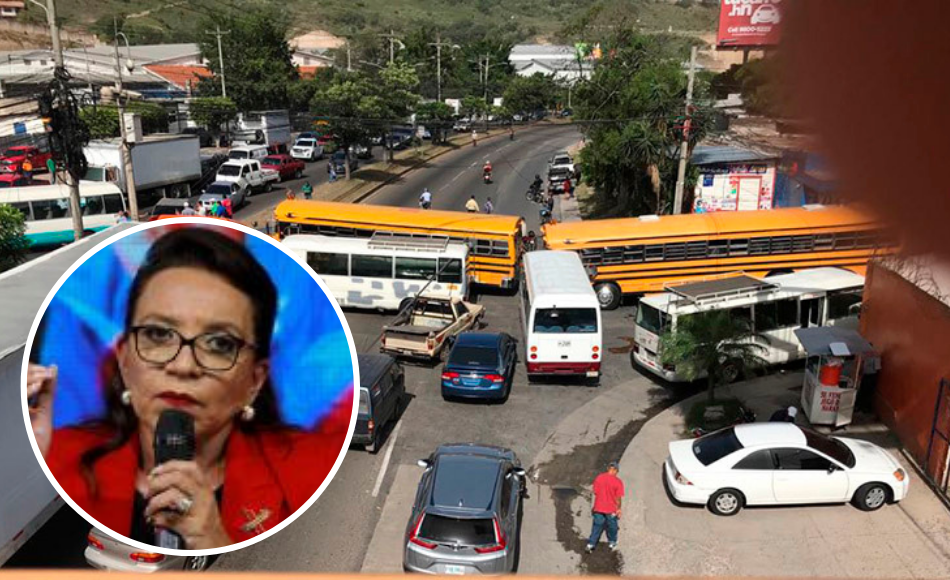 “Si no hay diálogo seguimos en las calles”: advierten transportistas a Xiomara Castro