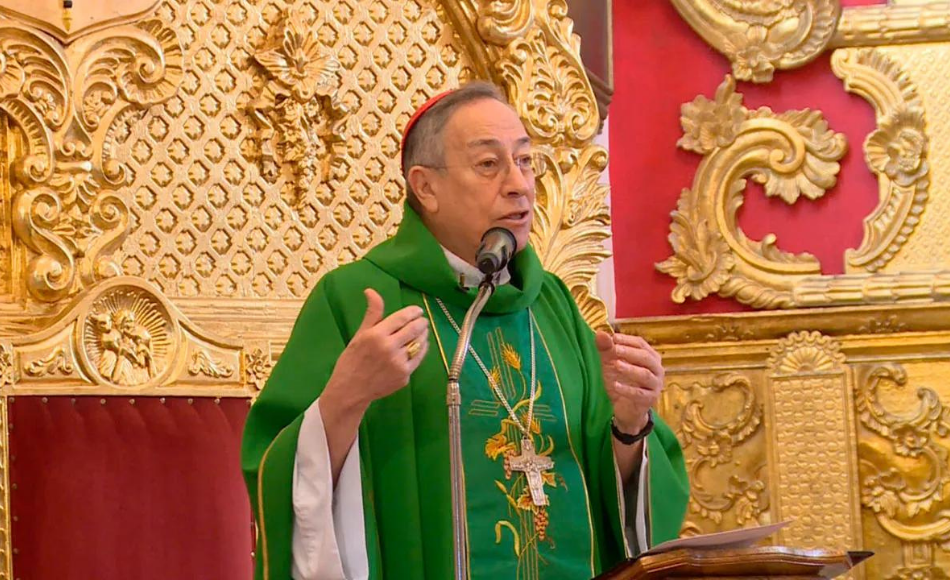 Cardenal lamenta la violencia en el mundo en el Domingo de Ramos