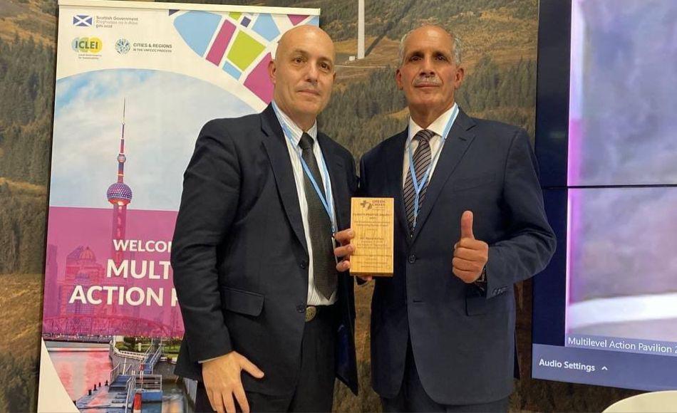 Nasry Asfura recibe el premio “Climate Positive” en Cumbre del Clima en Escocia