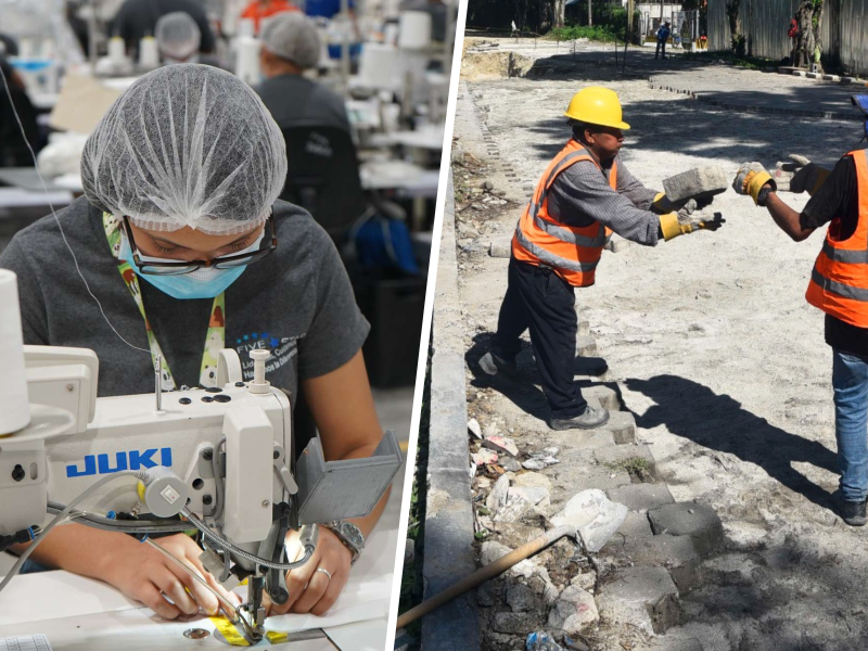 La maquila, la construcción y el agro son los tres sectores más deprimidos de la economía, ya que son los que más fuentes de empleo están perdiendo.