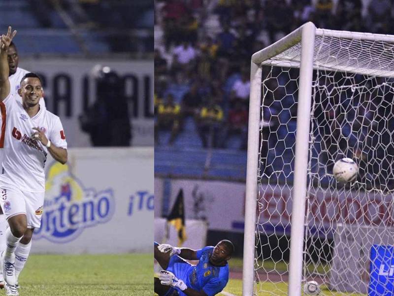 Edwin Rodríguez marcó un golazo olímpico Real España vs Olimpia y la anotación le dio la vuelta al mundo.