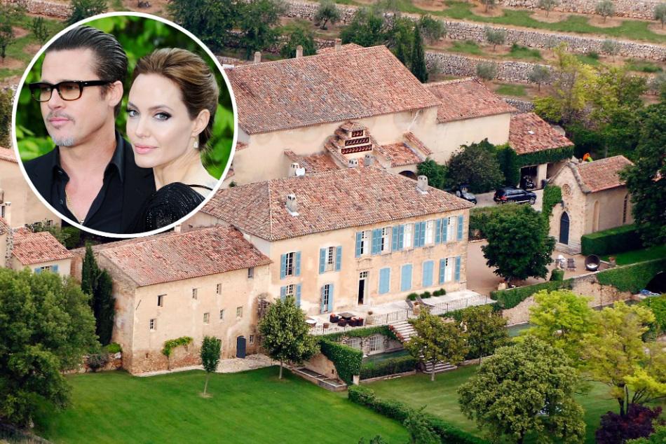 La ex pareja también luchó por cuestiones legales relacionadas con la finca y bodega francesa de 164 millones de dólares que Compartieron el Château Miraval.