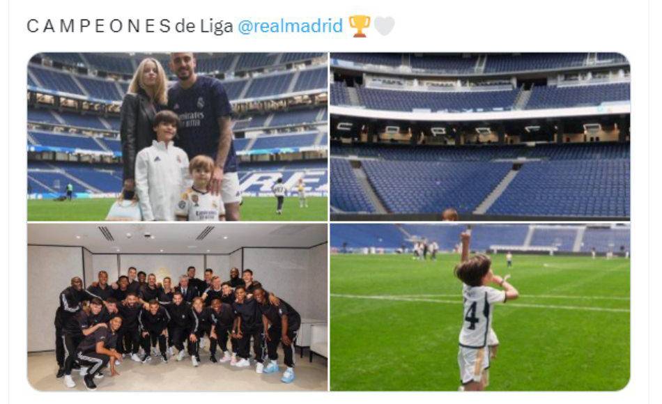 El delantero Joselu dejó su mensaje tras la obtención del título.