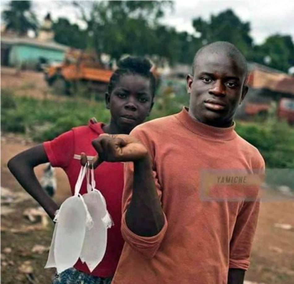 N'golo Kanté también fue vendedor de agua helada en Malí y hoy en día es una estrella mundial.