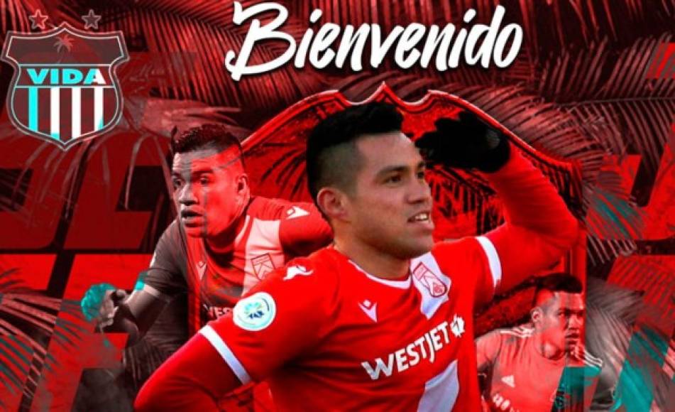 José Escalante: El mediocampista hondureño fue anunciado como nuevo jugador del Vida de La Ceiba. El exlegionario regresa a la Liga Nacional procedente del Cavalry de Canadá.