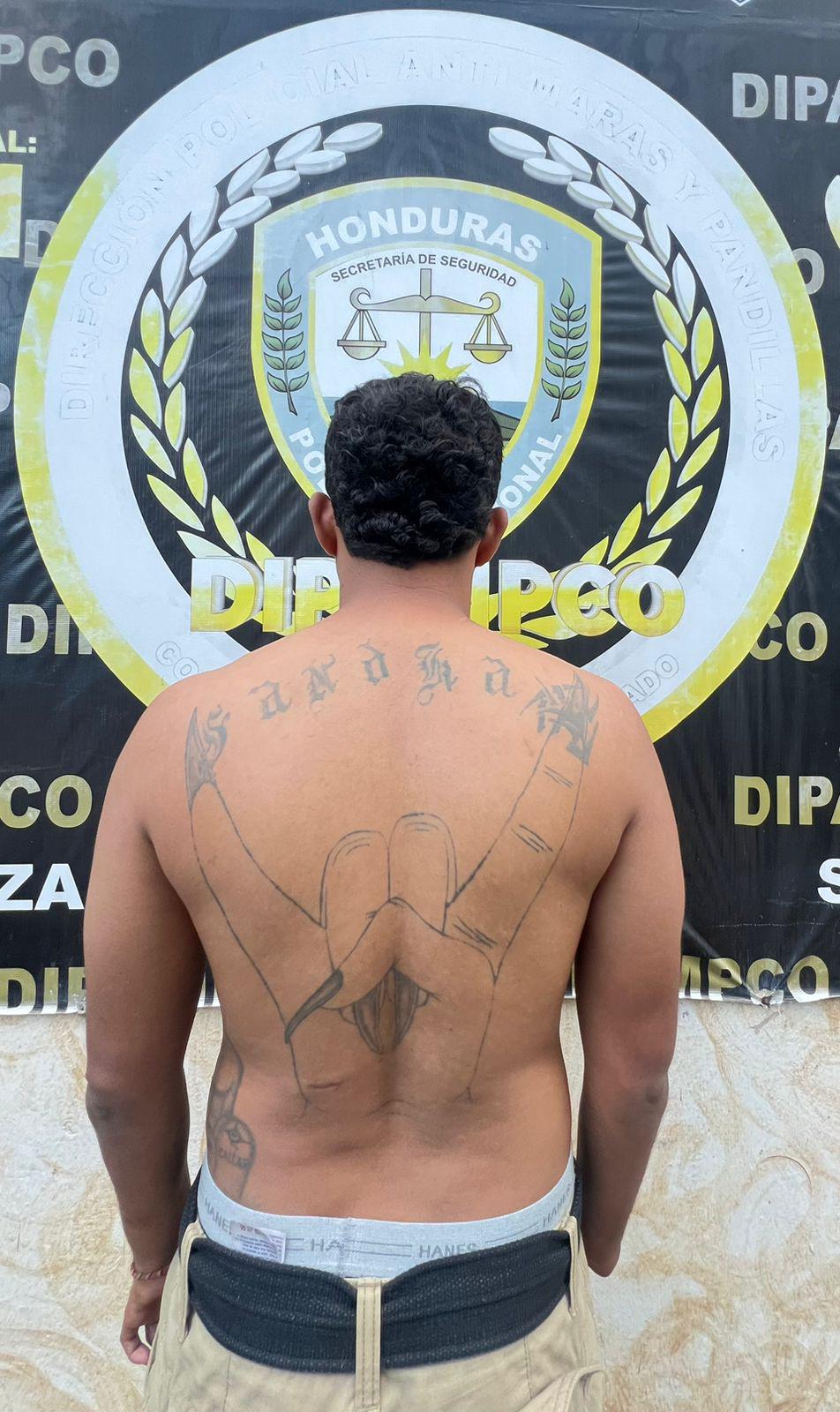 Cae “Joker”, distribuidor de estupefacientes de la MS en Comayagua