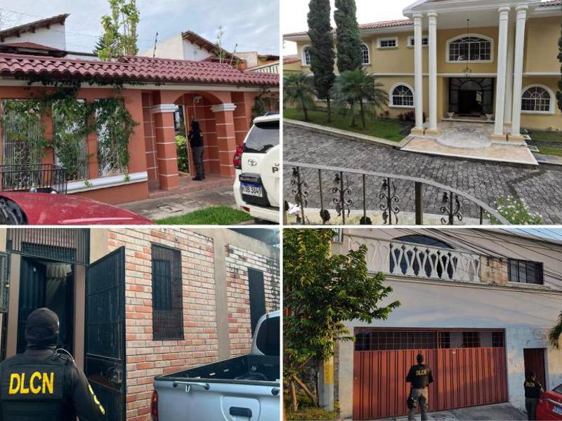 El Ministerio Público ejecutó este miércoles una serie de allanamientos como respuesta a investigaciones que se siguen contra Wilkin Santiago Montalván Mejía (fallecido) y sus supuestos socios en Tegucigalpa.
