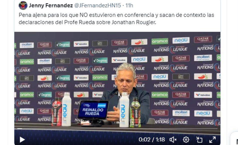 El periodista Marco Aguilar dejó su punto de vista sobre lo expresado por Rueda.