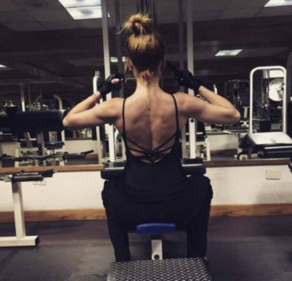 Y es que es muy disciplinada con el ejercicio.