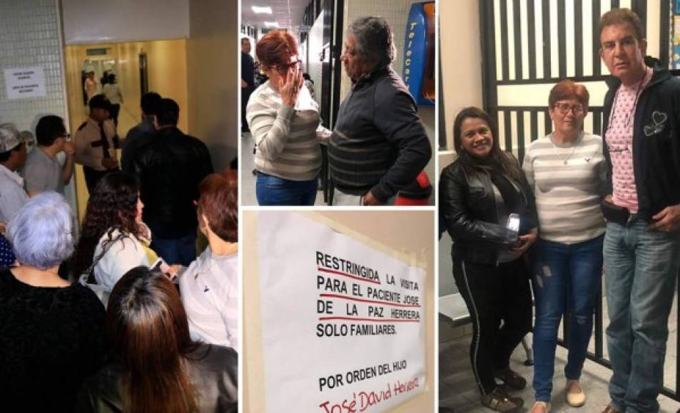 La familia de Chelato Uclés está pasando por mucha preocupación en la sala de espera del Instituto Hondureño de Seguridad Social (IHSS) de Tegucigalpa. Dos personajes del fútbol visitaron al entrenador hondureño.