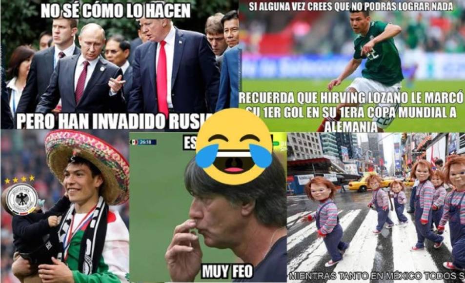 Los divertidos memes que nos dejó el partido que disputaron México y Alemania en el debut de ambas selecciones en el Mundial de Rusia 2018.