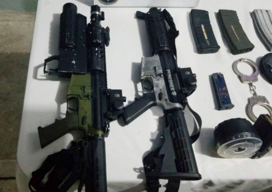 Armas de grueso calibre, como un lanza granadas, tenía en su poder Howin Romero, alias el Ratón. El sujeto es supuesto coordinador de la mara 18 en la zona norte de Honduras.