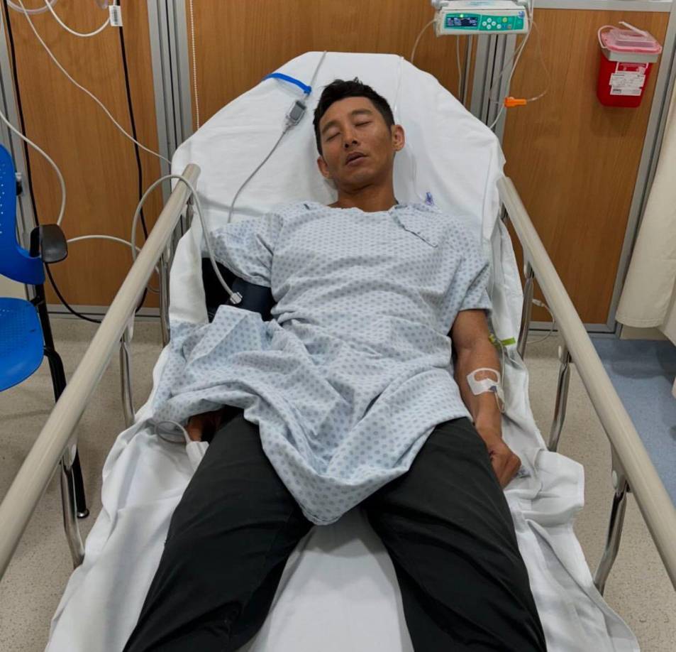 Todo apunta a que internautas sacaron de contexto y tergiversaron recientes fotografías compartidas por Shin Fujiyama donde está en una camilla en un hospital en Querétaro, México tras su travesía del reto de 3,000 kilómetros por el país azteca.