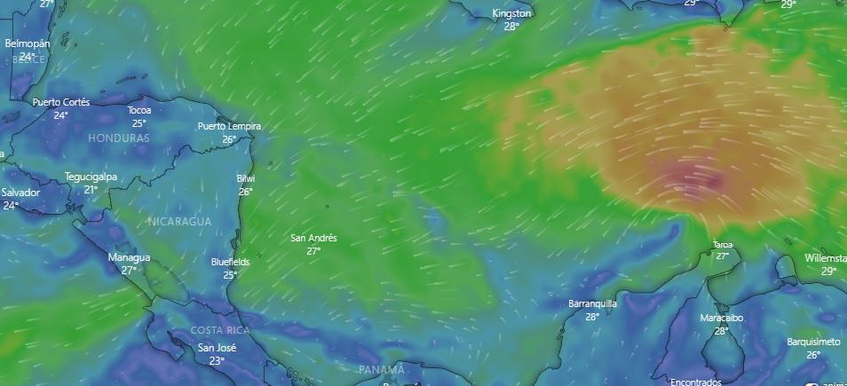 La Mosquitia se alista para afrontar la furia de Julia