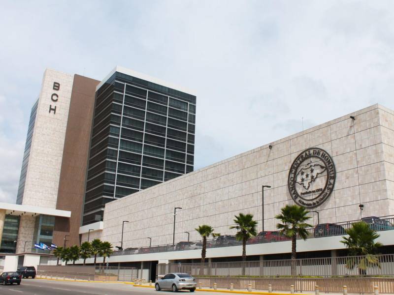 Edificio sede del Banco Central de Honduras en Tegucigalpa.